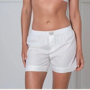 Classic White Women's Boxer
